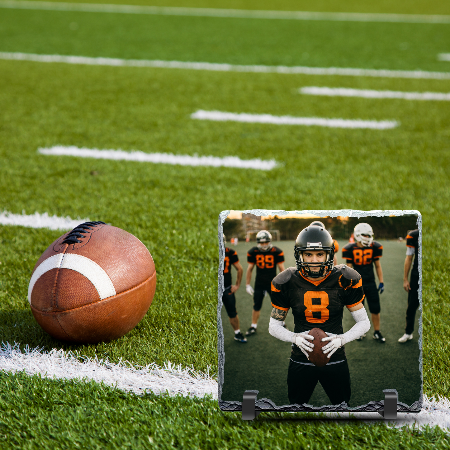 6" Square Slate Frame - Personalized