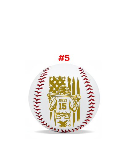 Baseball - Personalized Laser Engraved Design