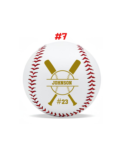 Baseball - Personalized Laser Engraved Design