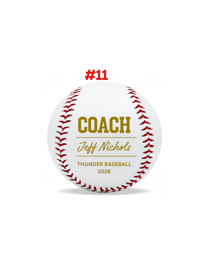 Baseball - Personalized Laser Engraved Design
