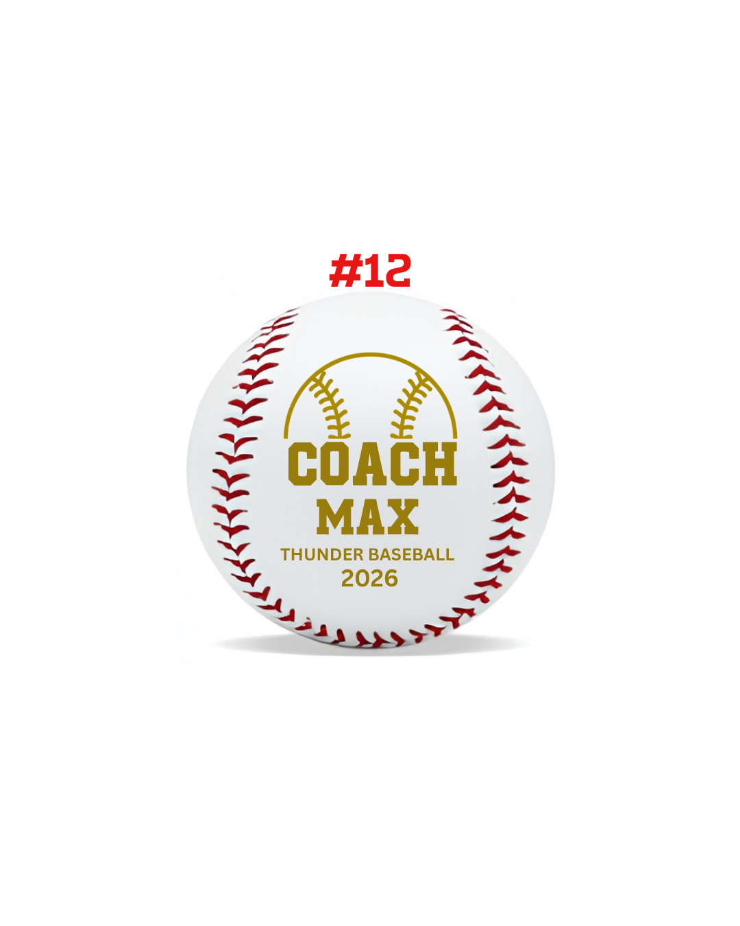 Baseball - Personalized Laser Engraved Design