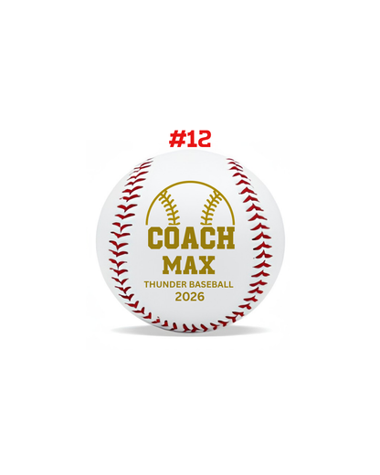 Baseball - Personalized Laser Engraved Design