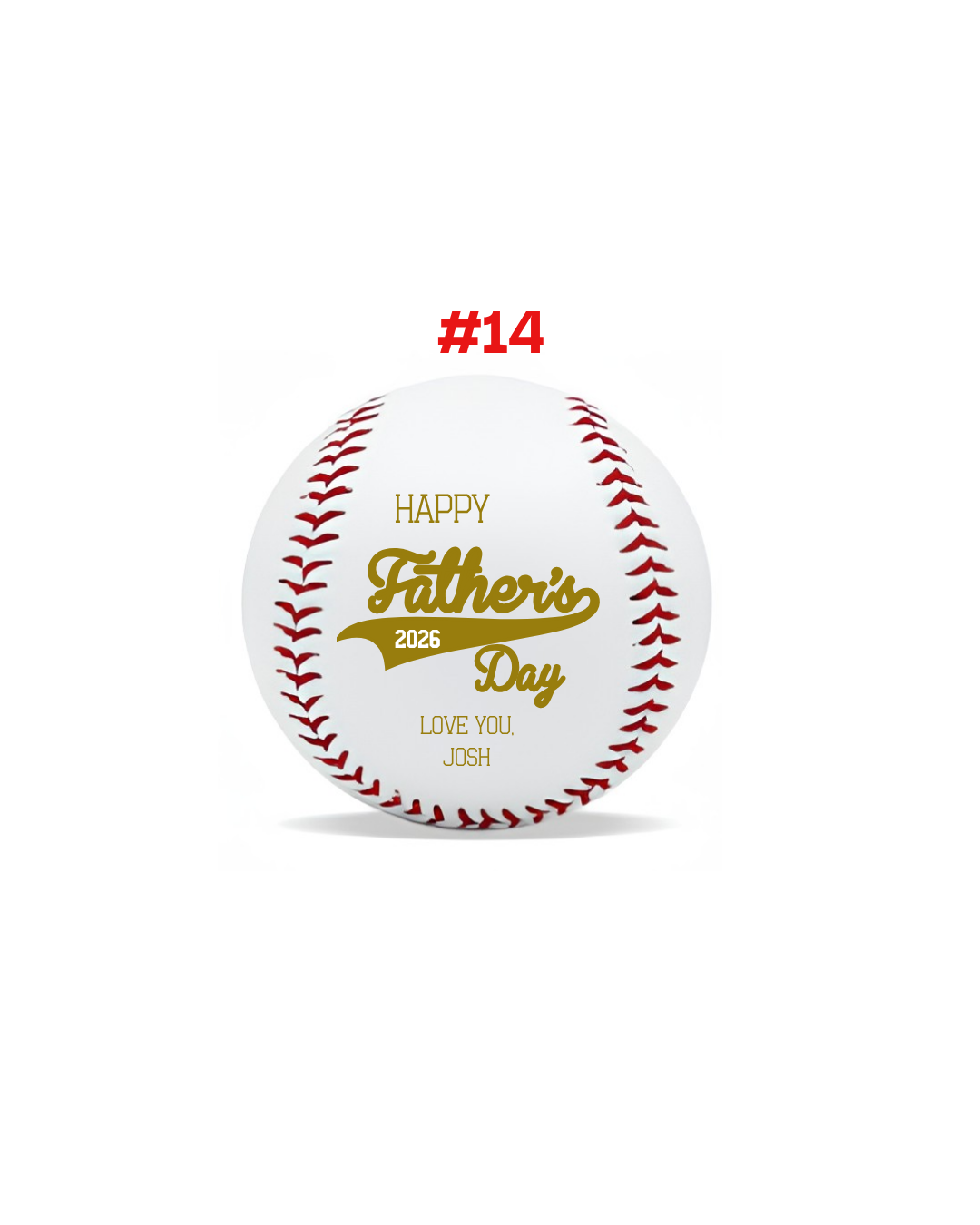 Baseball - Personalized Laser Engraved Design
