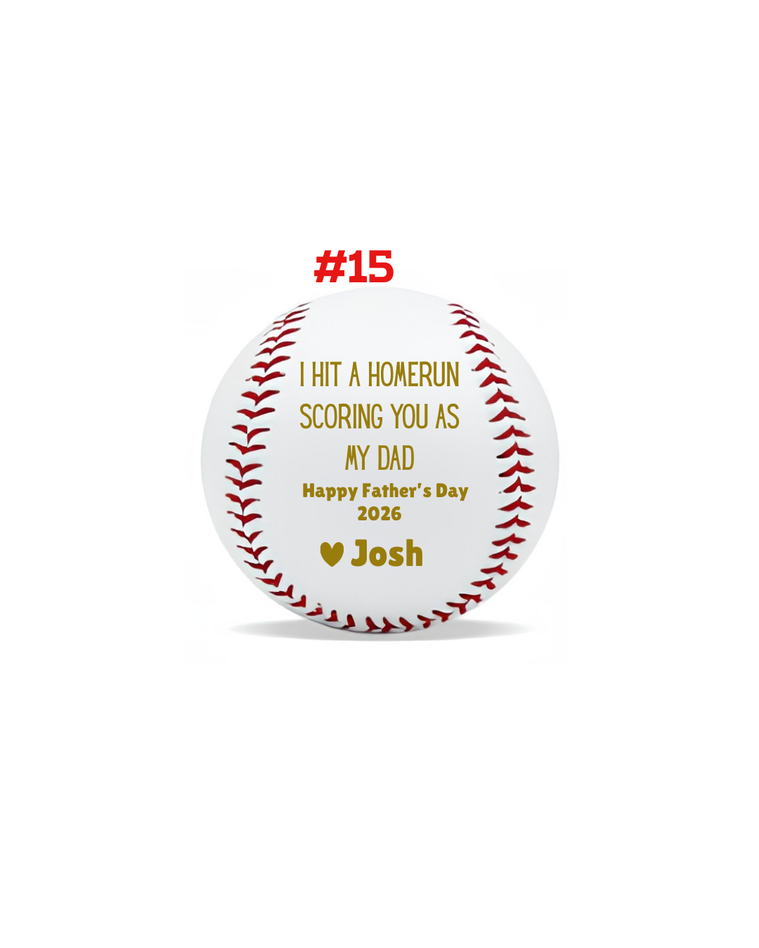 Baseball - Personalized Laser Engraved Design