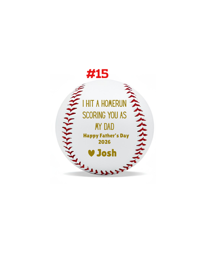 Baseball - Personalized Laser Engraved Design