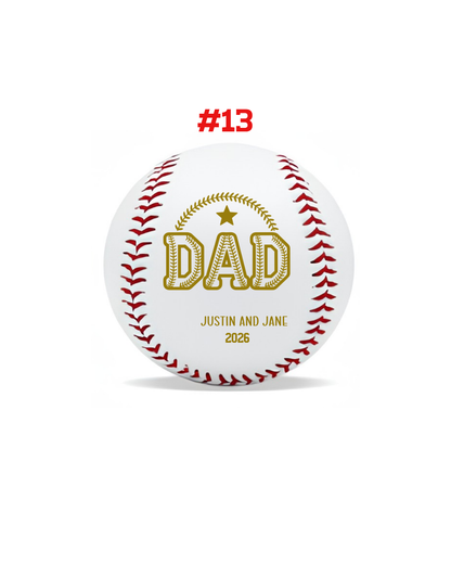 Baseball - Personalized Laser Engraved Design