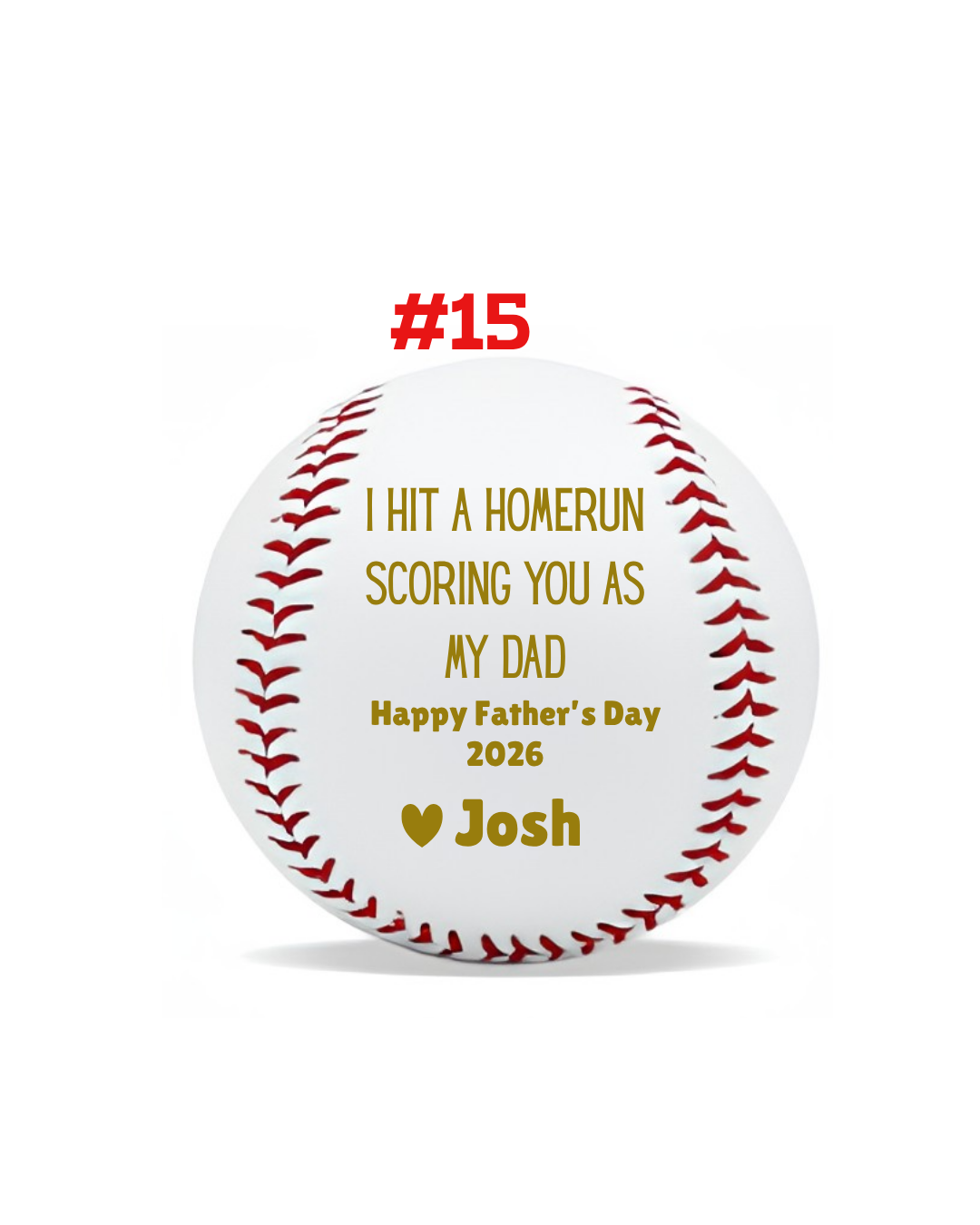 Baseball - Personalized Laser Engraved Design