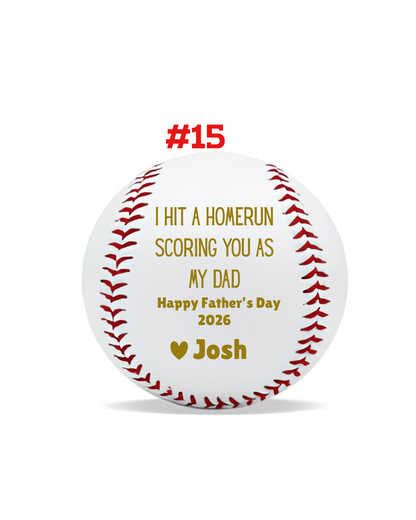 Baseball - Personalized Laser Engraved Design