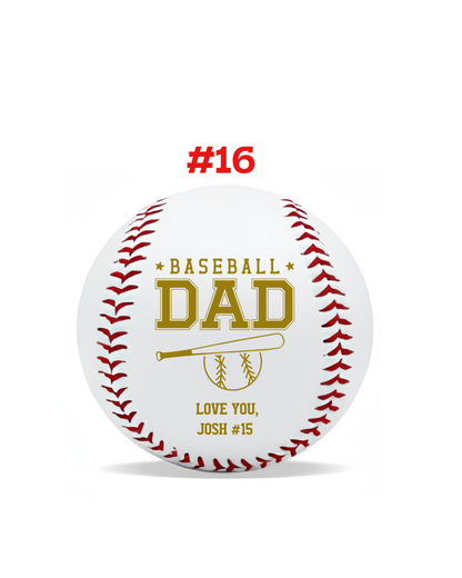 Baseball - Personalized Laser Engraved Design