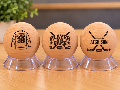 Personalized Wooden Stick Handling Ball