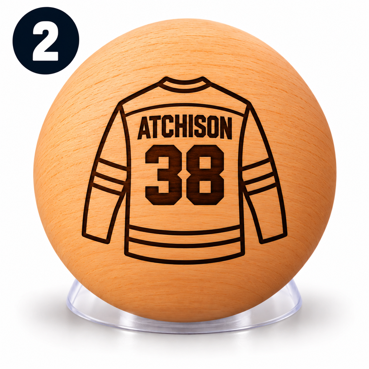 Personalized Wooden Stick Handling Ball