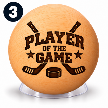 Personalized Wooden Stick Handling Ball