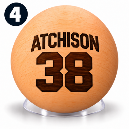 Personalized Wooden Stick Handling Ball