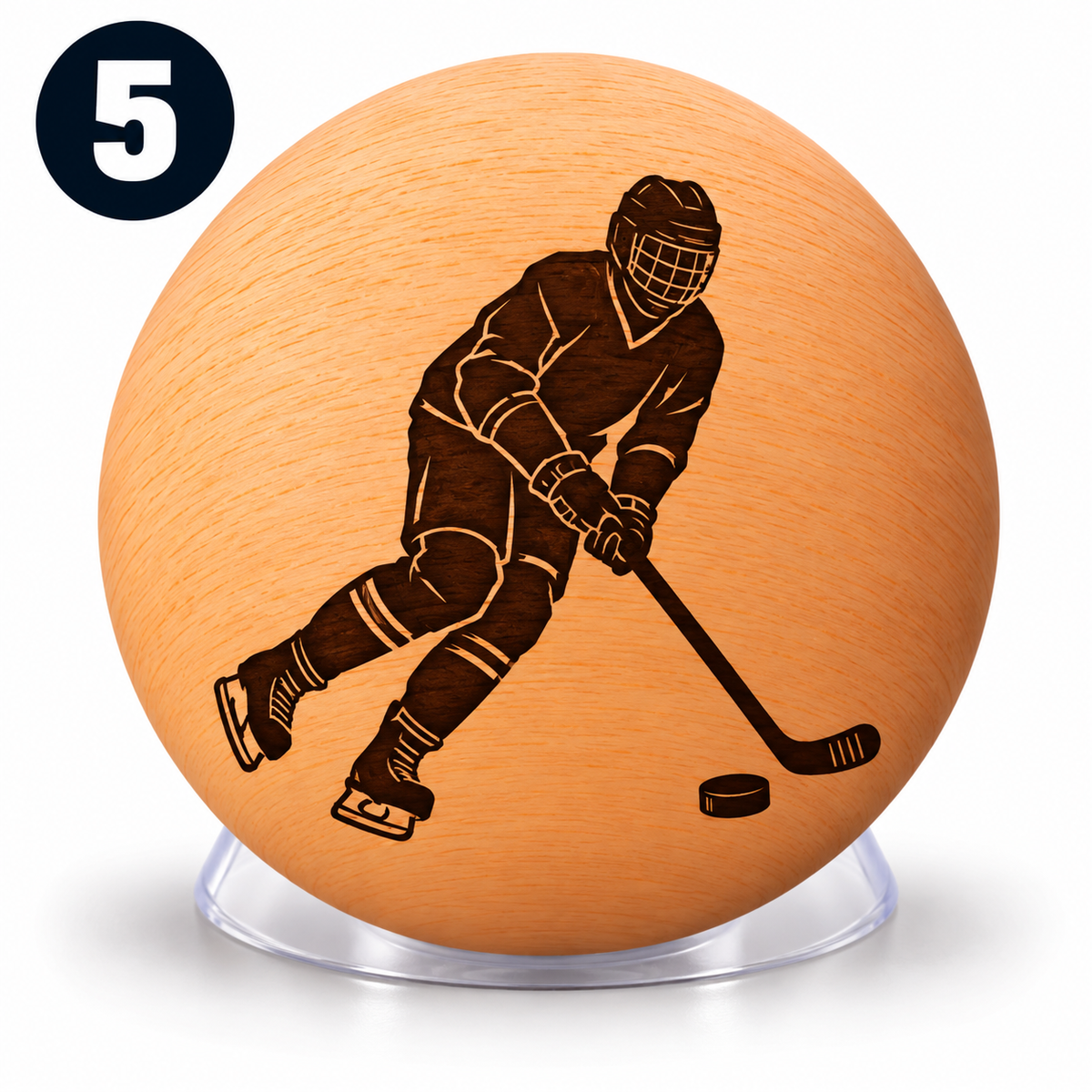 Personalized Wooden Stick Handling Ball