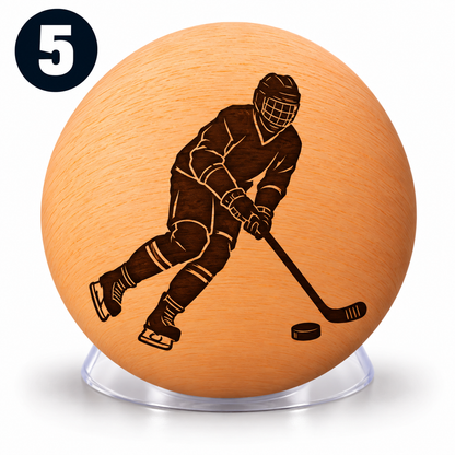 Personalized Wooden Stick Handling Ball