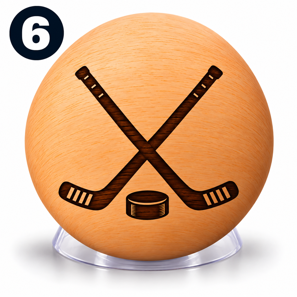 Personalized Wooden Stick Handling Ball