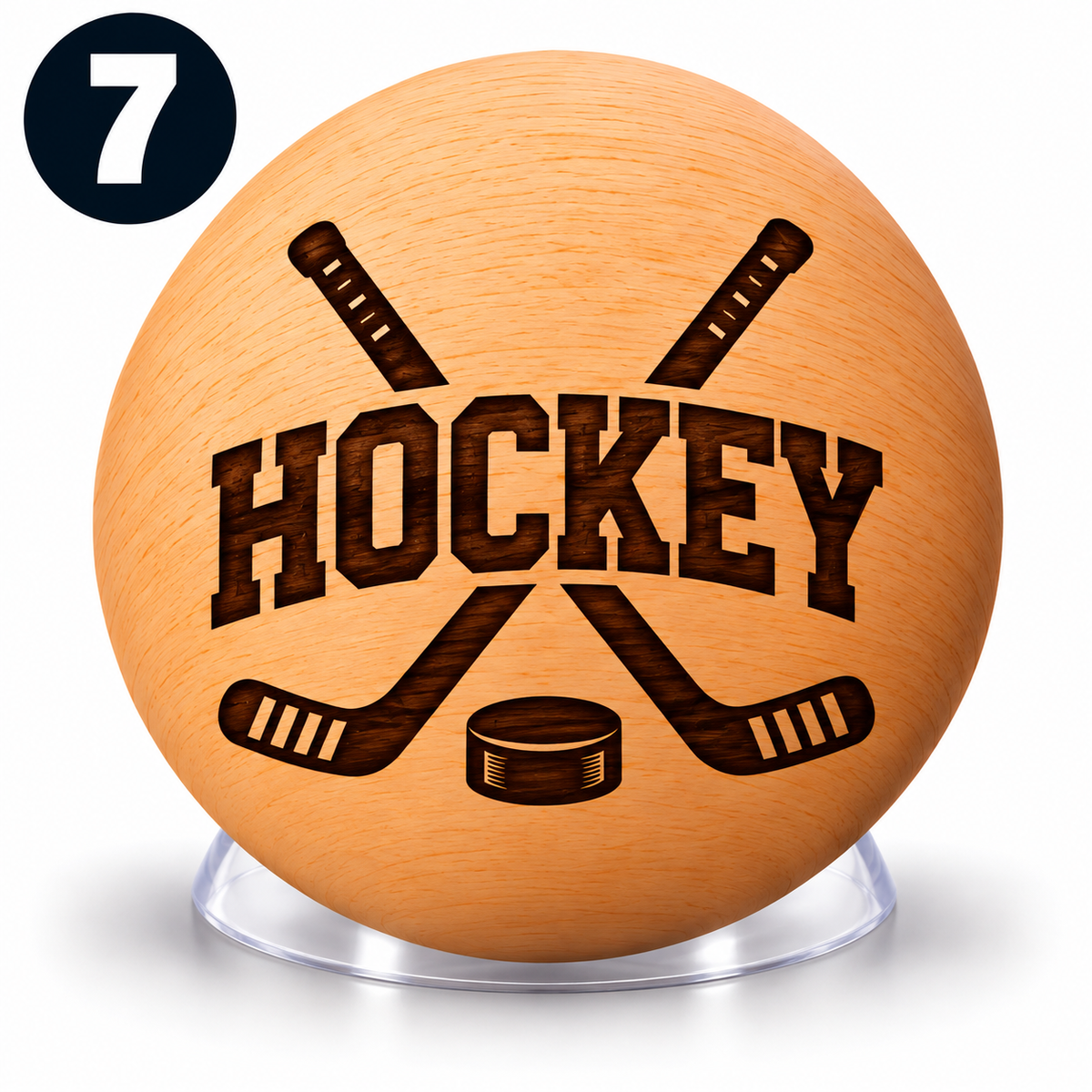 Personalized Wooden Stick Handling Ball