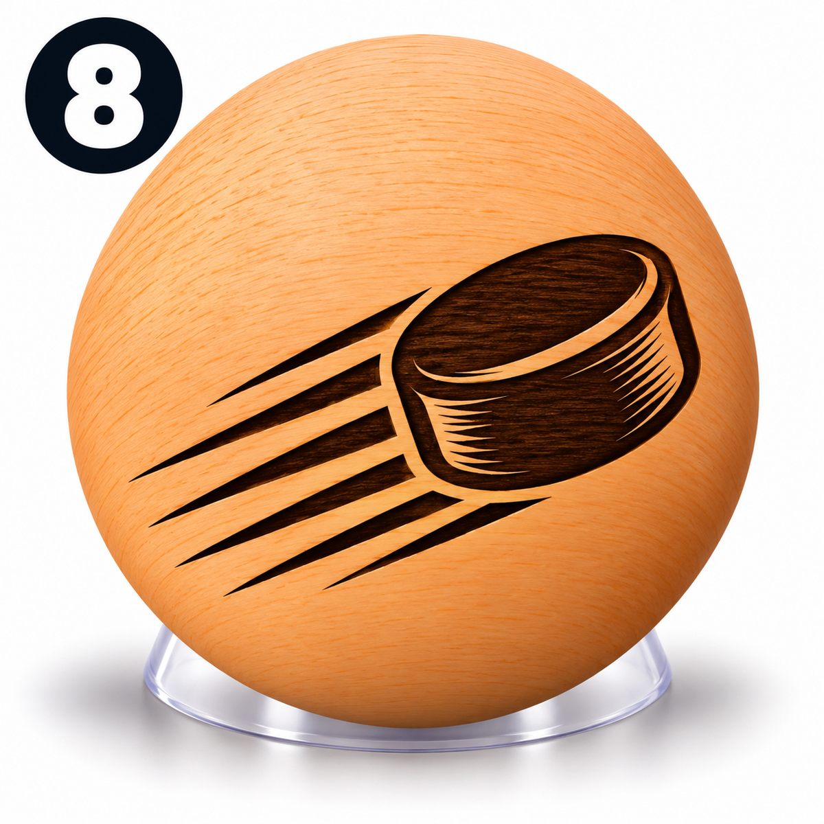 Personalized Wooden Stick Handling Ball