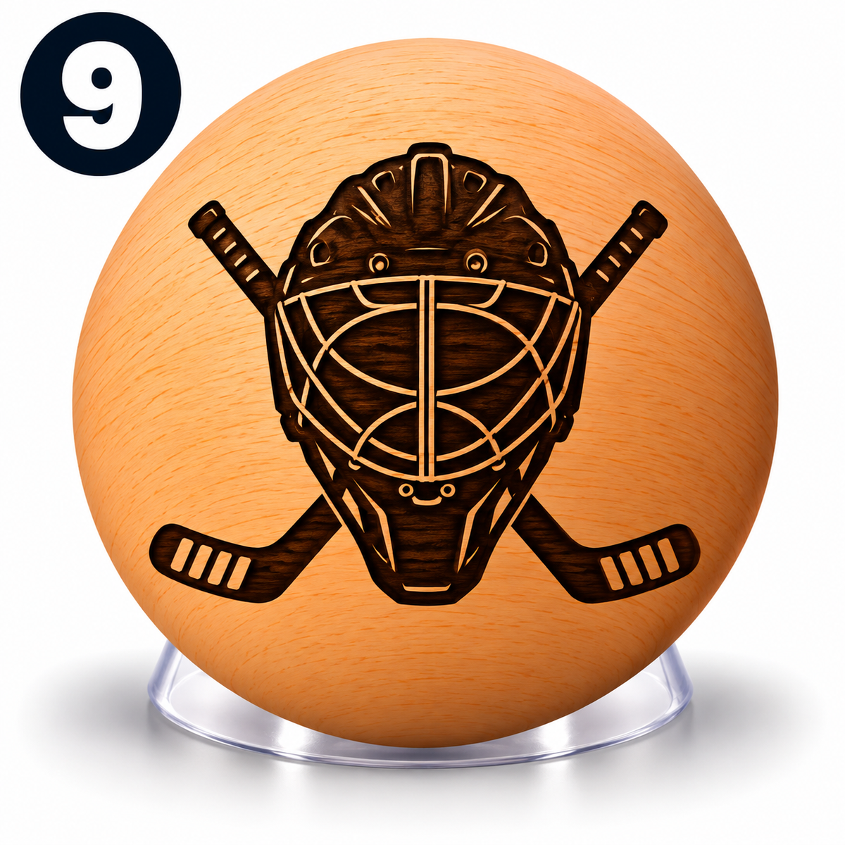 Personalized Wooden Stick Handling Ball