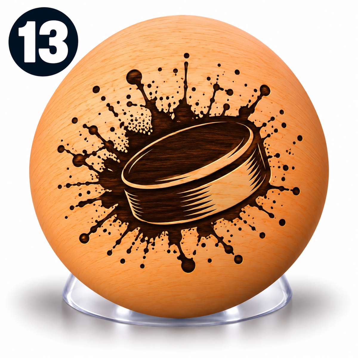 Personalized Wooden Stick Handling Ball