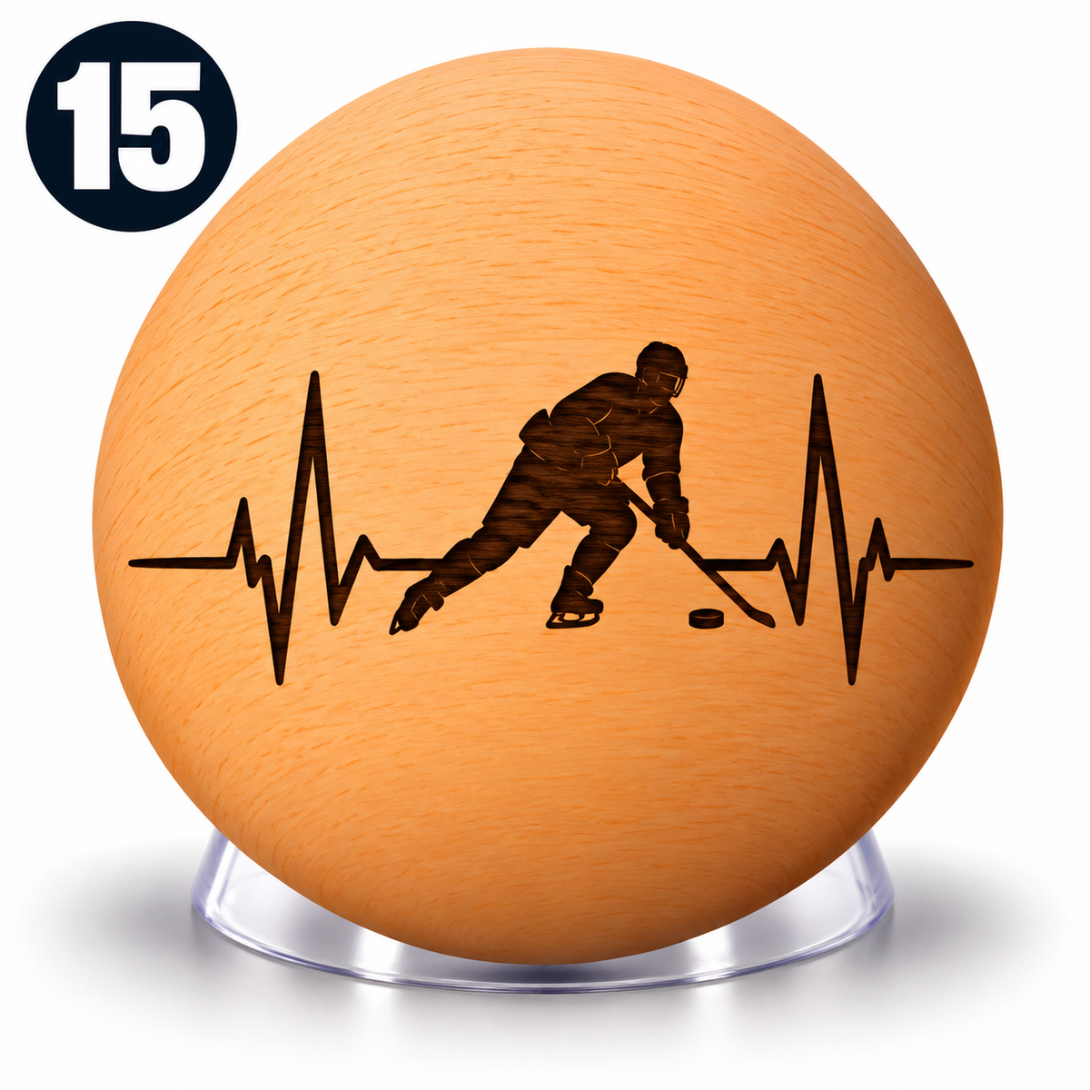 Personalized Wooden Stick Handling Ball