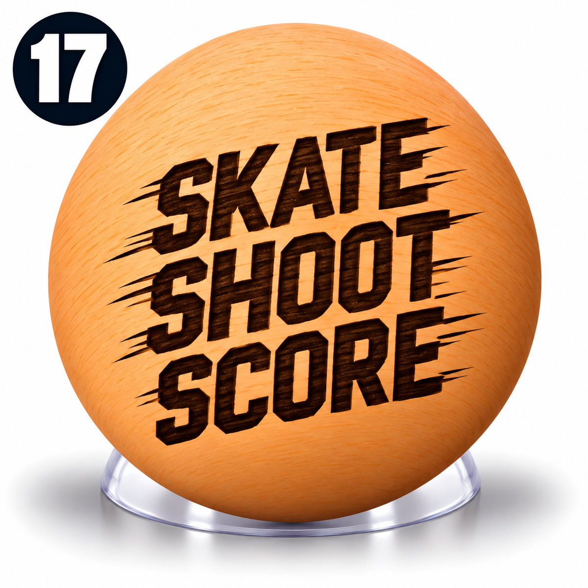 Personalized Wooden Stick Handling Ball