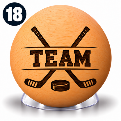 Personalized Wooden Stick Handling Ball