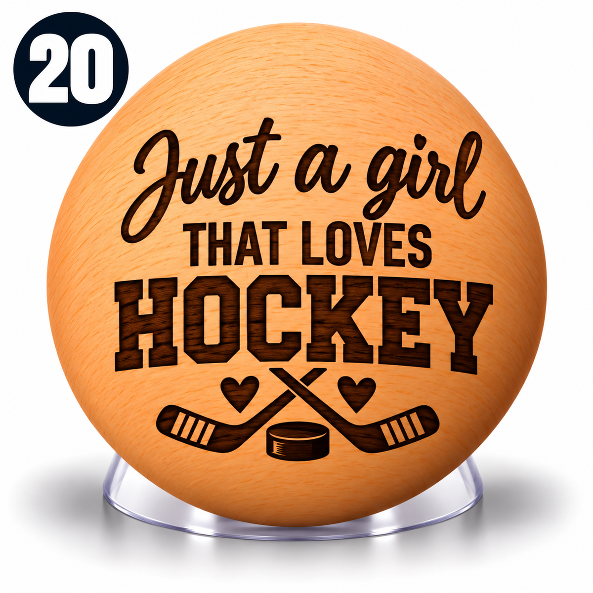 Personalized Wooden Stick Handling Ball