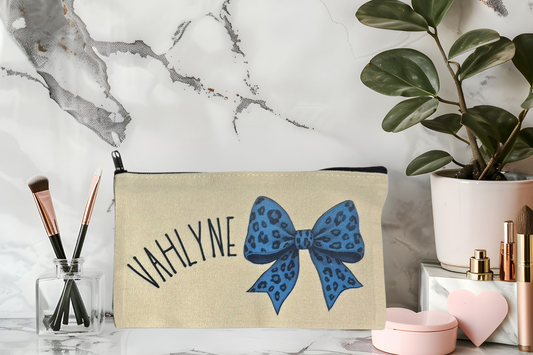 Personalized Canvas Pouch