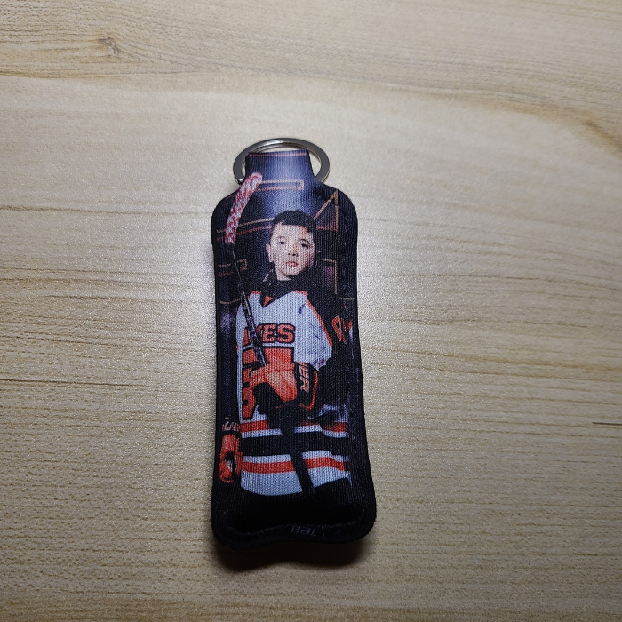 Photo Chapstick Holder Keychain